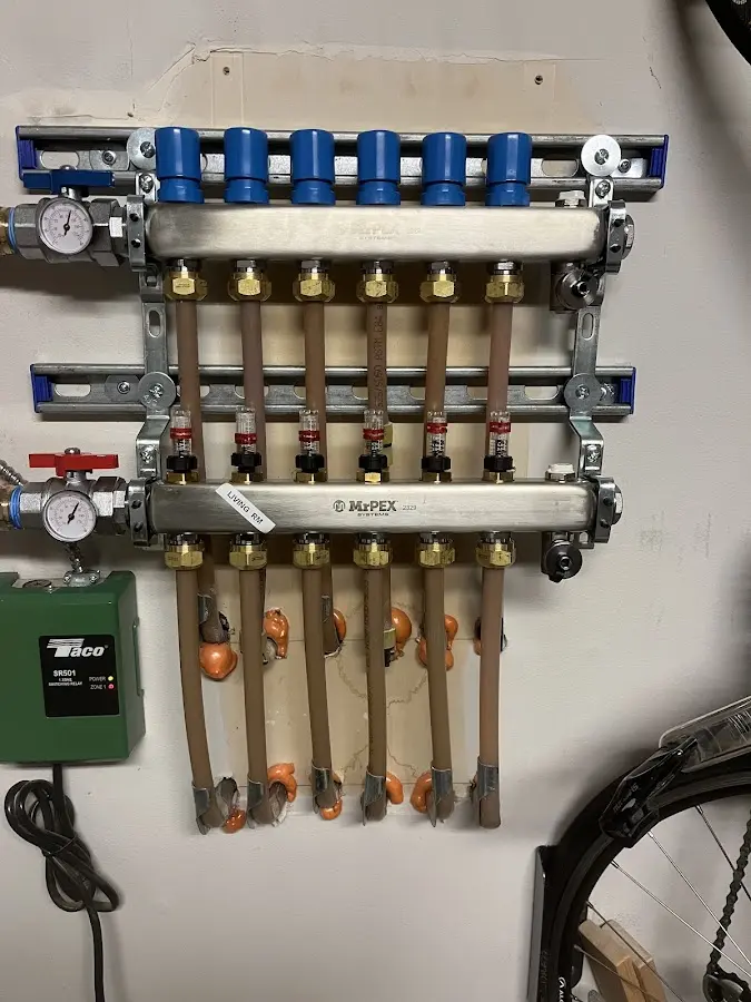 Plumber performing Leak Detection at a residential property in Tecumseh